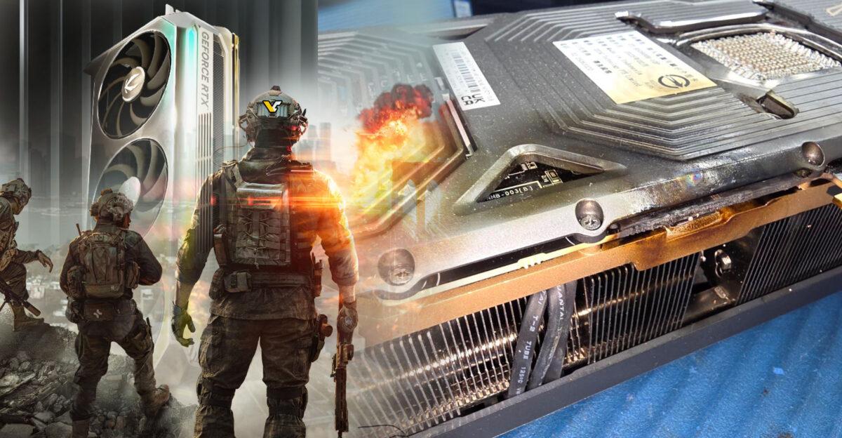 Відеокарта ZOTAC RTX 5090 згоріла просто під час гри в Battlefield 6/ фото VideoCardz Відеокарта ZOTAC RTX 5090 згоріла просто під час гри в Battlefield 6/ фото VideoCardz