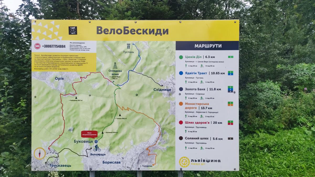 Пішохідні маршрути з Буковиці / фото Марина Григоренко Пішохідні маршрути з Буковиці / фото Марина Григоренко