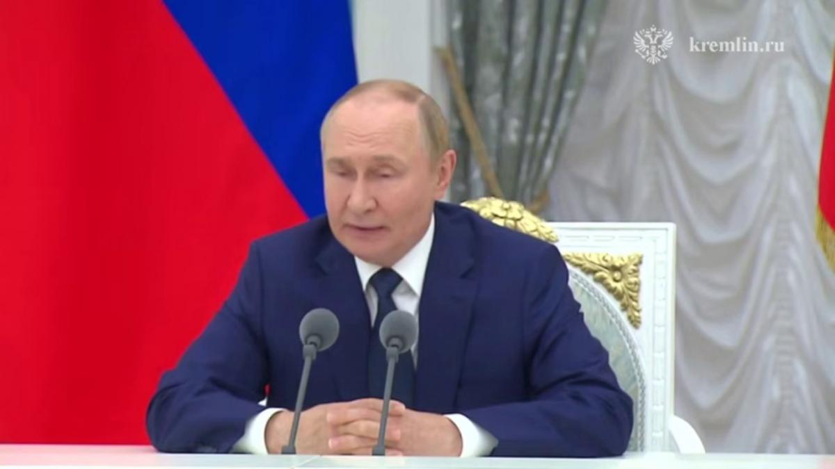 Путін висловився про "довгостроковий мир" / скріншот Путін висловився про "довгостроковий мир" / скріншот