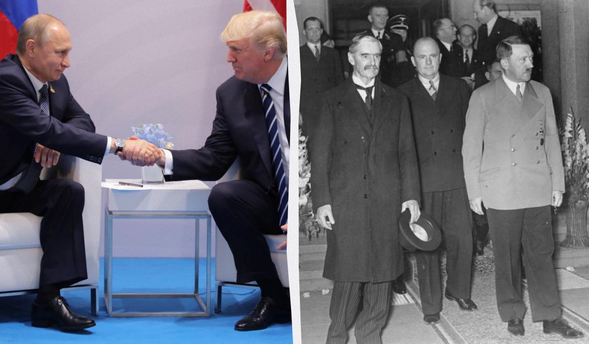 Трамп не должен повторить сценария прошлого века / коллаж УНИАН, фото Reuters, Wikipedia Трамп не должен повторить сценария прошлого века / коллаж УНИАН, фото Reuters, Wikipedia