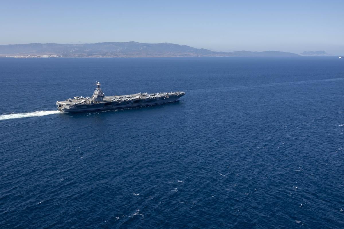 Американський корабель USS Gerald R. Ford є найбільш сучасним авіаносцем у світі / фото U.S. Navy Американський корабель USS Gerald R. Ford є найбільш сучасним авіаносцем у світі / фото U.S. Navy