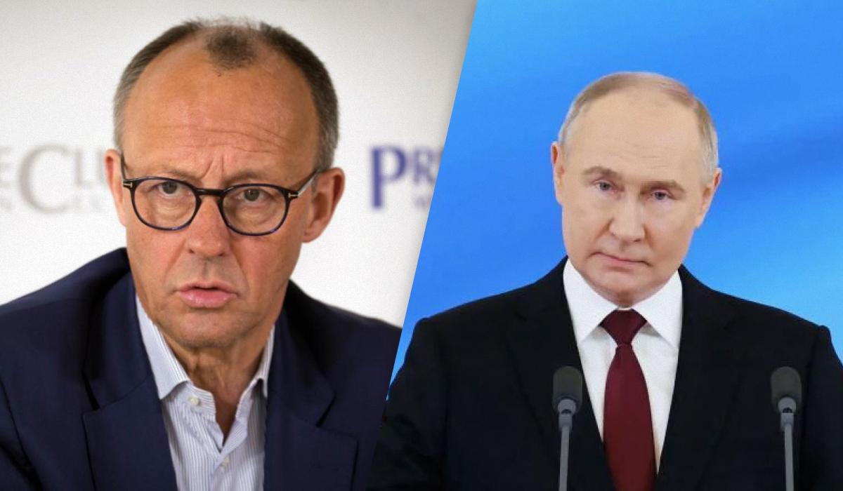 Мерц ожидает от Путина начала переговоров с Украиной без условий после встречи с Трампом Мерц ожидает от Путина начала переговоров с Украиной без условий после встречи с Трампом