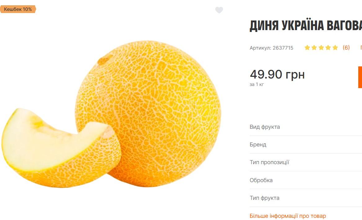 Цены на дыню в Украине подскочили почти в полтора раза: сколько уже стоит килограмм Цены на дыню в Украине подскочили почти в полтора раза: сколько уже стоит килограмм