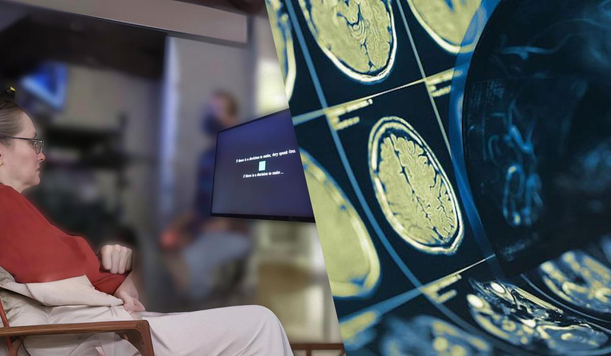 Устройство может читать мысли людей с точностью до 74% / коллаж УНИАН, фото Scientific American Устройство может читать мысли людей с точностью до 74% / коллаж УНИАН, фото Scientific American