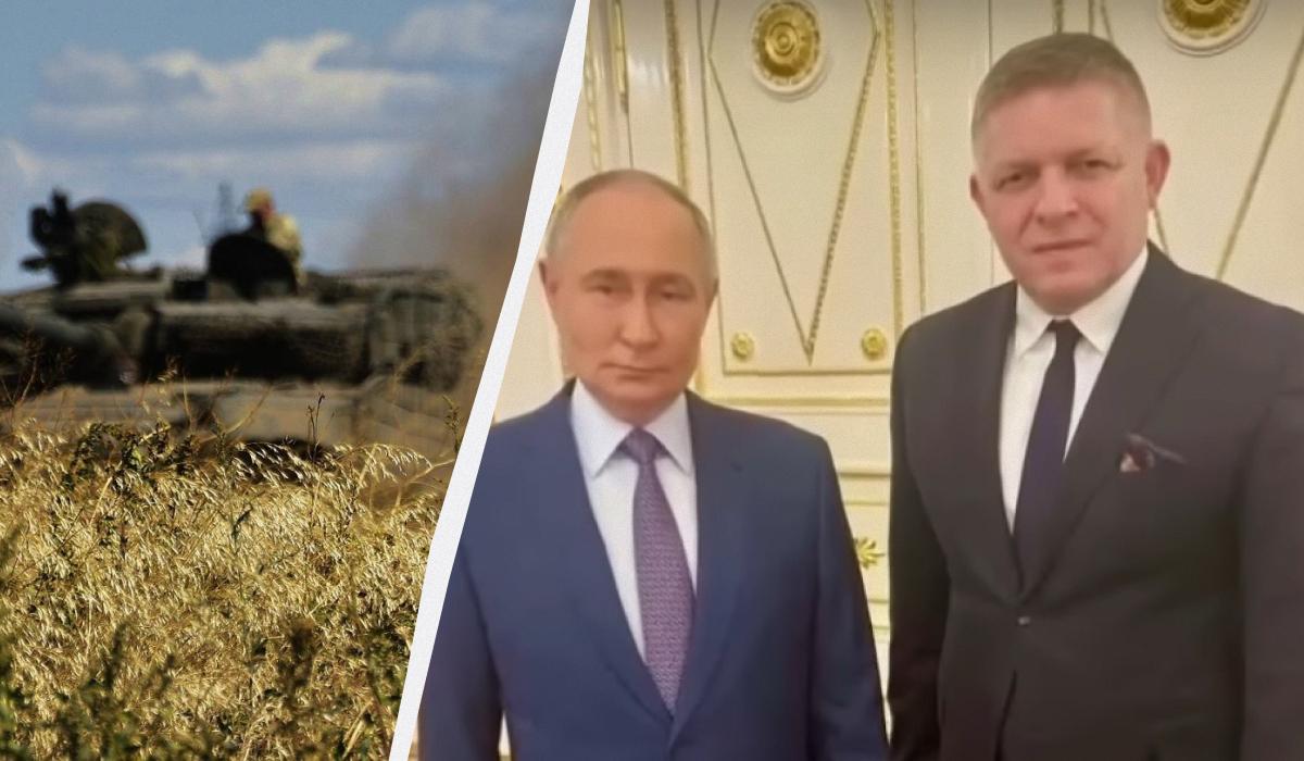 Попри дружні відносини між Путіним і Фіцо, Словаччина продовжує постачати зброю для України / колаж УНІАН, фото Генштаб ЗСУ, скриншот Попри дружні відносини між Путіним і Фіцо, Словаччина продовжує постачати зброю для України / колаж УНІАН, фото Генштаб ЗСУ, скриншот
