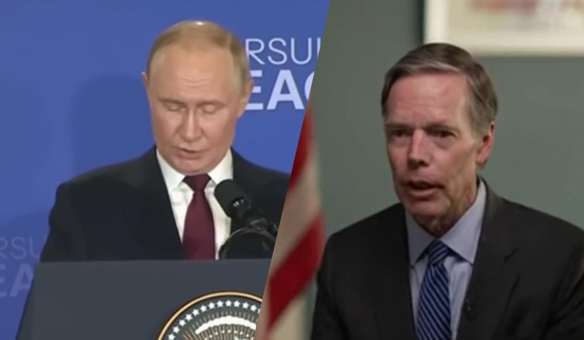 Бернс напомнил, что Путин никогда не выполняет своих обещаний / Коллаж: УНИАН, фото: скриншот из видео Бернс напомнил, что Путин никогда не выполняет своих обещаний / Коллаж: УНИАН, фото: скриншот из видео