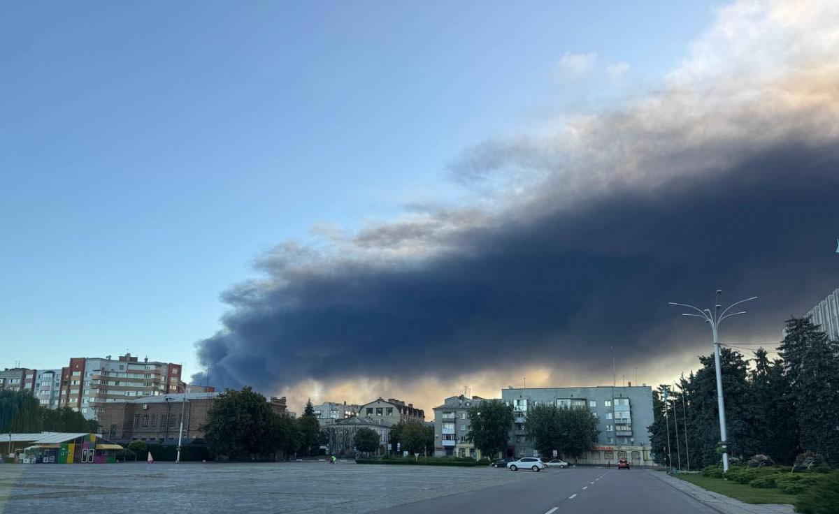 Зокрема через ворожий удар постраждало й місто Кременчук / фото Віталій Малецький