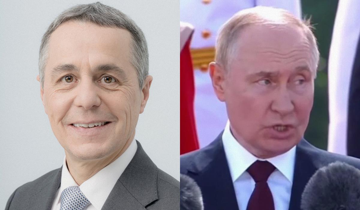 Кассіс зазначив, що Швейцарія готова прийняти зустріч між Путіним і Зеленським / Колаж УНІАН, фото - wikimedia.org/Schweizerische Bundeskanzlei (Matthieu Gafsou), скріншот Кассіс зазначив, що Швейцарія готова прийняти зустріч між Путіним і Зеленським / Колаж УНІАН, фото - wikimedia.org/Schweizerische Bundeskanzlei (Matthieu Gafsou), скріншот