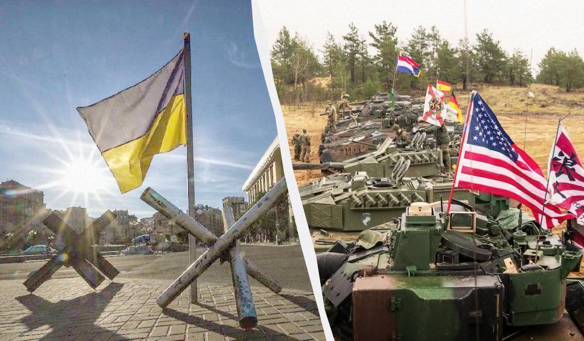 Наразі немає підтверджень, що хтось з партнерів готовий воювати за Україну / колаж УНІАН, фото twitter.com/USNATO, facebook.com/olenazelenska.official Наразі немає підтверджень, що хтось з партнерів готовий воювати за Україну / колаж УНІАН, фото twitter.com/USNATO, facebook.com/olenazelenska.official