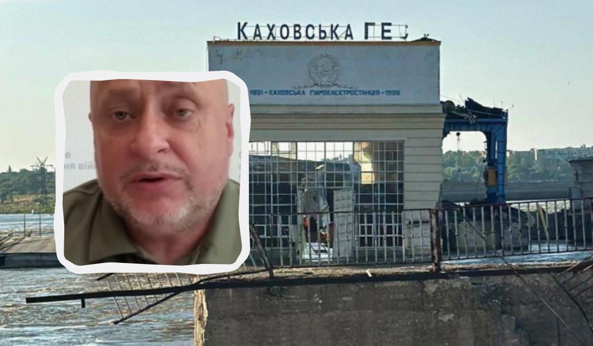 Волошин розповів про дії окупантів на Херсонщині / колаж УНІАН, фото Укргідроенерго, скріншот Волошин розповів про дії окупантів на Херсонщині / колаж УНІАН, фото Укргідроенерго, скріншот
