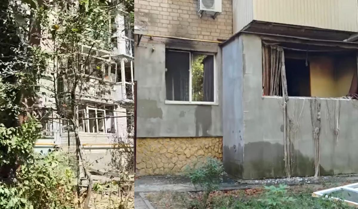 Окупанти вдарили по Херсону / колаж УНІАН, скріншоти Окупанти вдарили по Херсону / колаж УНІАН, скріншоти