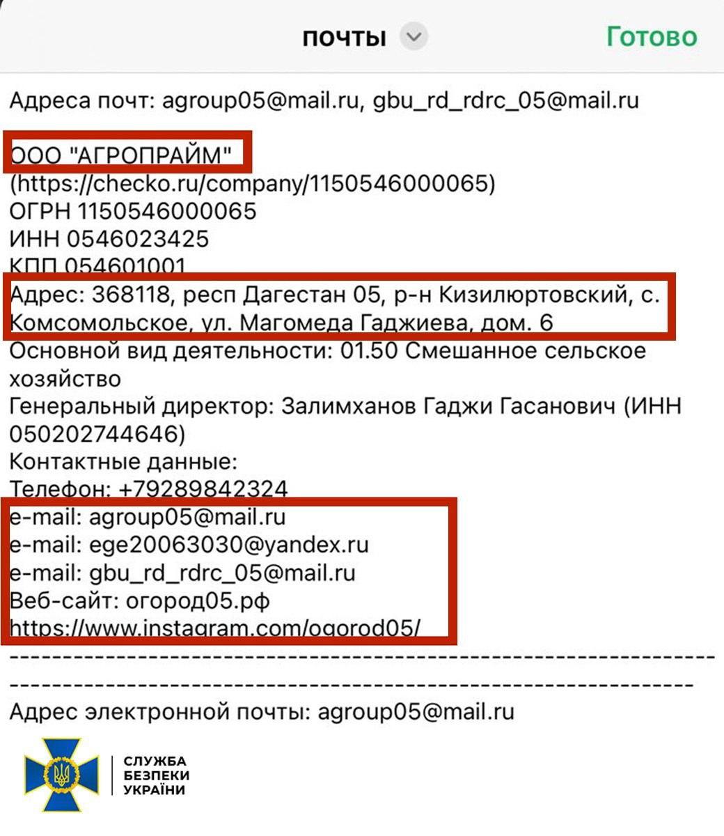 Докази у справі / СБУ Докази у справі / СБУ