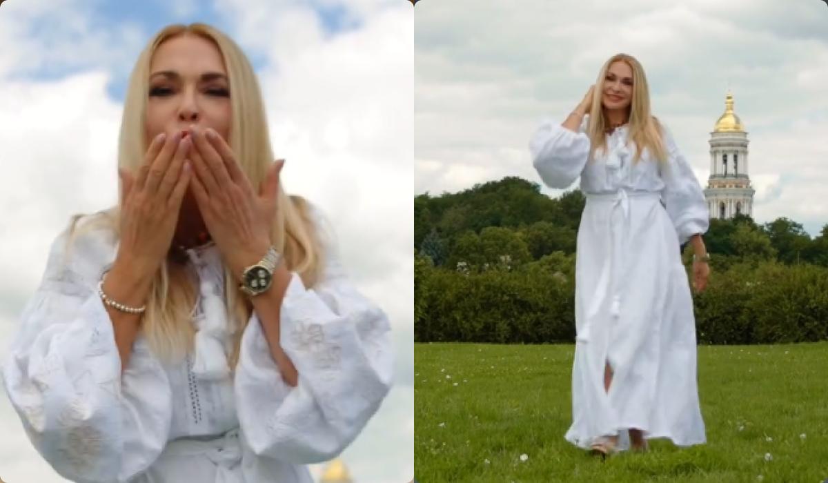 Olga Sumska celebrates the birthday / collage of UNIAN, screenshots Olga Sumska celebrates the birthday / collage of UNIAN, screenshots