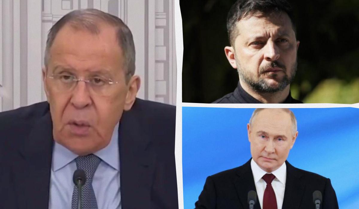 Лавров прокомментировал возможную встречу Зеленского и Путина / коллаж УНИАН, сриншот, фото - Офис президента, Getty Images Лавров прокомментировал возможную встречу Зеленского и Путина / коллаж УНИАН, сриншот, фото - Офис президента, Getty Images