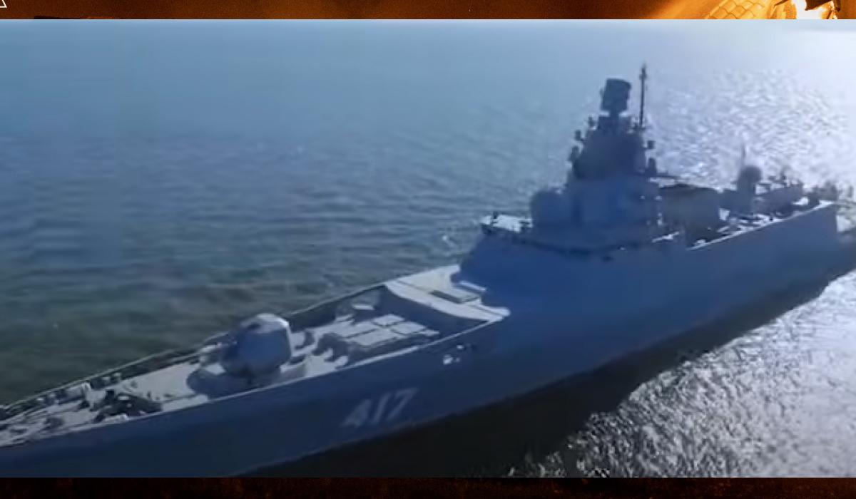 Россия спустила на воду океанический фрегат, который строит крайне медленно, - СМИ