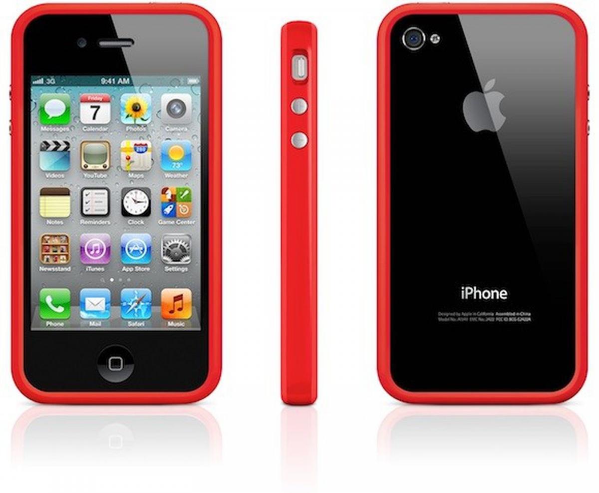 Чохол-бампер дебютував у 2010 році разом з iPhone 4 Чохол-бампер дебютував у 2010 році разом з iPhone 4