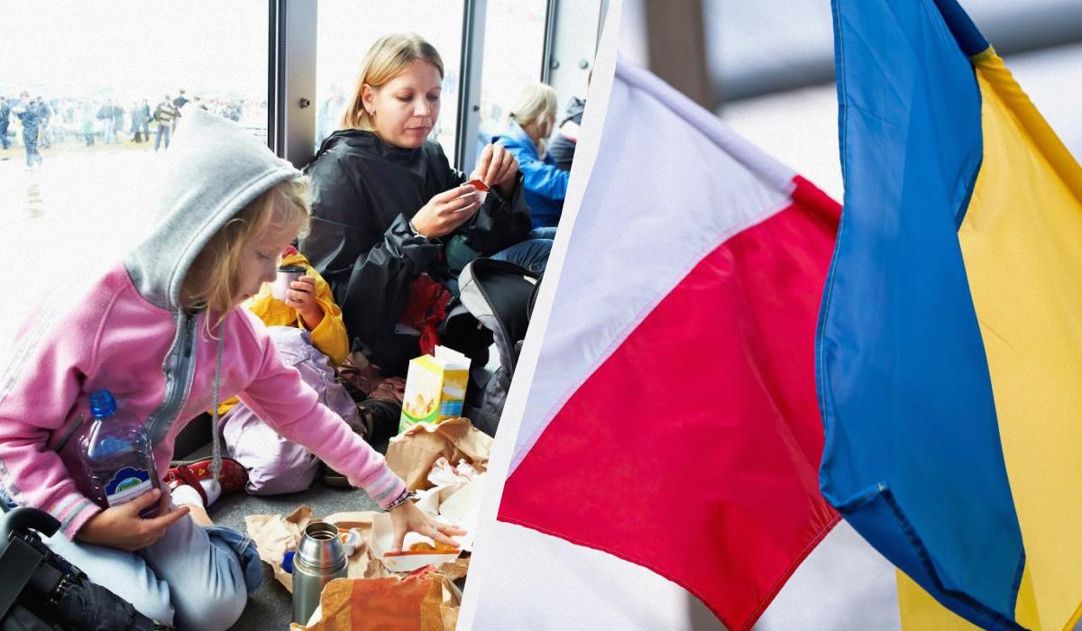 The Polish state has decided to reduce financial aid to Ukrainian refugees / UNIAN collage, photos of ua.depositphotos.com The Polish state has decided to reduce financial aid to Ukrainian refugees / UNIAN collage, photos of ua.depositphotos.com