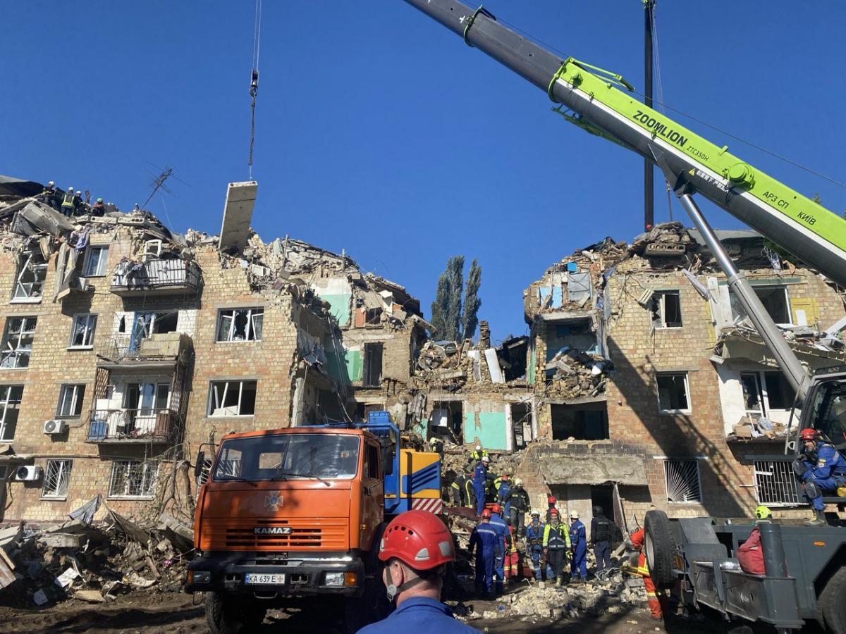 В ДСНС розповіли про зруйнований будинок в Києві / УНІАН, Надя Пришляк В ДСНС розповіли про зруйнований будинок в Києві / УНІАН, Надя Пришляк