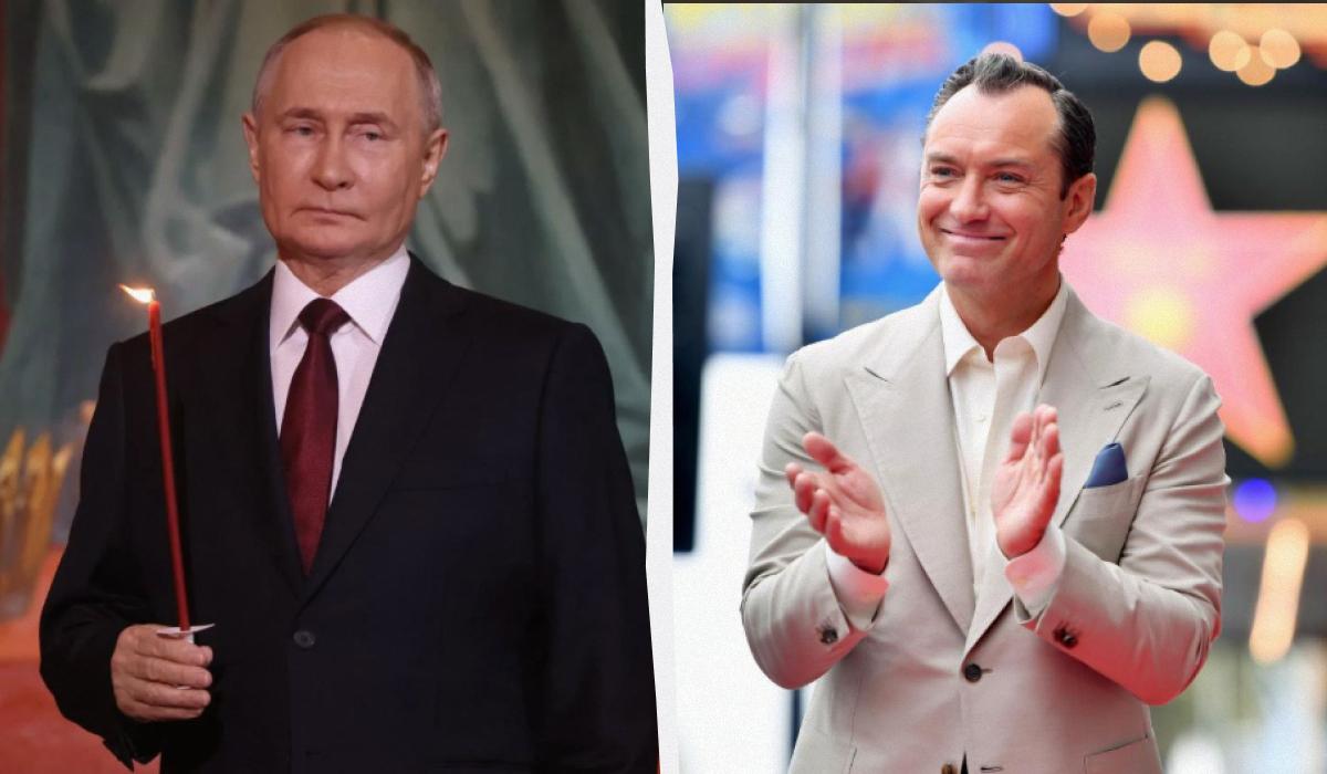 Лоу сыграл молодого Путина / Коллаж УНИАН / фото Getty Images Лоу сыграл молодого Путина / Коллаж УНИАН / фото Getty Images