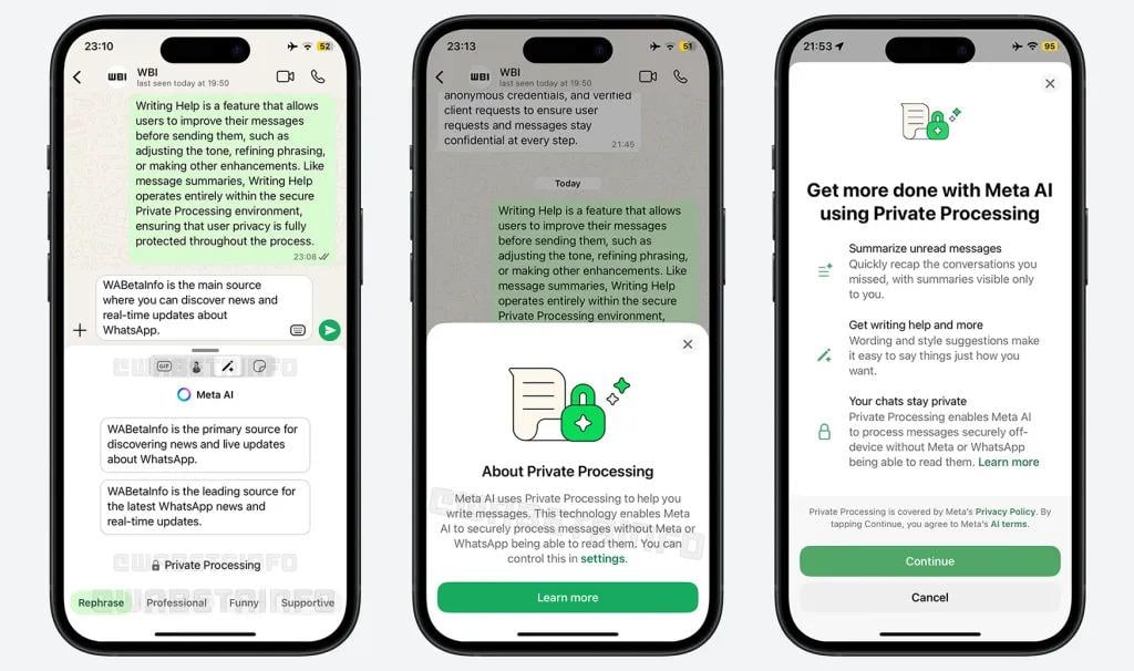 В WhatsApp появился ИИ, который умеет переписывать сообщения: как это работает В WhatsApp появился ИИ, который умеет переписывать сообщения: как это работает