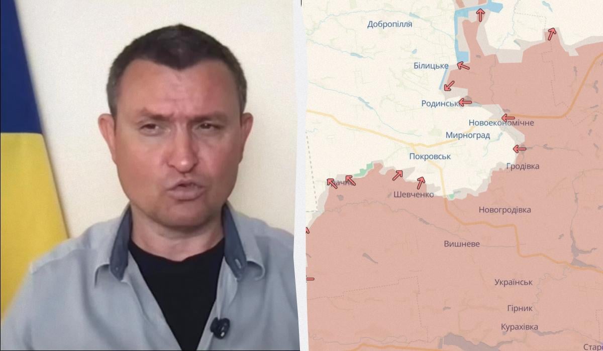 Селезнев оценил ситуацию в Донецкой области / коллаж УНИАН, фото DeepState, скриншот Селезнев оценил ситуацию в Донецкой области / коллаж УНИАН, фото DeepState, скриншот
