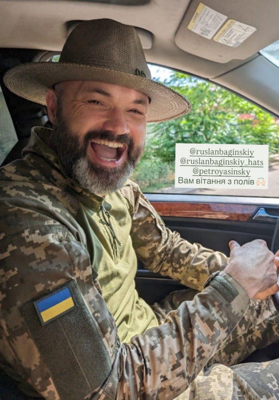 Тимур Хромаєв на службі / скріншот Instagram