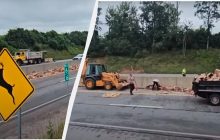 У дивній аварії рух на важливому шосе в США перекрили хот-доги