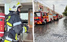 У Львові загорівся багатоповерховий готель з людьми: є потерпілі (фото, відео)