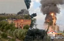 Дроны ударили по Афипскому НПЗ в Краснодарском крае (видео)