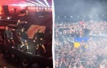 На концерті Макса Коржа у Варшаві виник скандал через прапор УПА (відео)