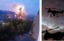 Дроны атаковали завод по производству компонентов для российских ракет (видео)