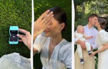 Жена Остапчука показала кольцо от Tiffany и заговорила о венчании (фото)
