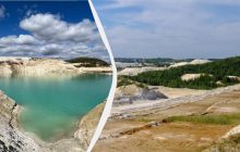 Білі гори та блакитне озеро за годину їзди від Вінниці: коли краще їхати на Каоліновий кар'єр