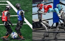 Біг, бокс і футбол: у Китаї стартували перші Всесвітні ігри людиноподібних роботів