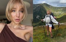 Несчастный случай в горах: блогерша Мандзюк с тяжелым рюкзаком упала головой вниз
