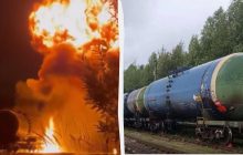 ГУР взорвало цистерны с горючим на станции "Тверь" в России, - источники (видео)