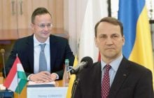 Сікорський відреагував на критику з боку Сіярто за підтримку України