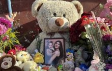 В Киеве попрощались с 2-летней Ангелиной и ее мамой, которых убила российская ракета (фото)