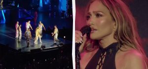 Дженнифер Лопес пришлось "спасаться" от кузнечика в Казахстане (видео)