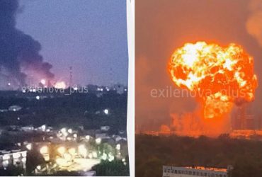 Дрони атакували Росію: прильоти і пожежі на НПЗ і радіозаводі (відео)