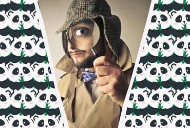 У вас очень острое зрение, если можете найти собаку среди панд за 8 секунд