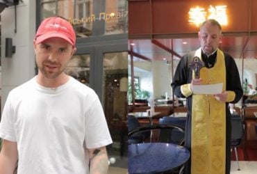 Кацурин освятил ресторан Китайский привет во Львове после массового отравления