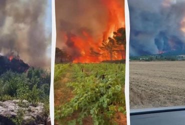 Во Франции бушует крупнейший за десятилетия пожар: есть жертва и много раненых (видео)