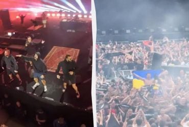 На концерті Макса Коржа у Варшаві виник скандал через прапор УПА (відео)