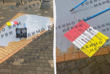 В центре Одессы исчезла Тень Пушкина: известный арт-объект закрасили