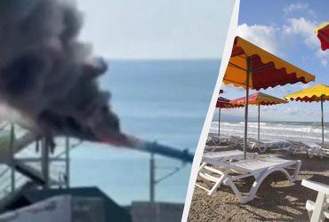 Был символом курорта: оккупанты уничтожили самый большой аквапарк на Херсонщине (видео)