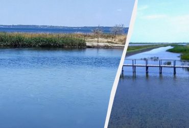 Мул та безлюдність: у мережі показали, як змінився популярний курорт Азовського узбережжя