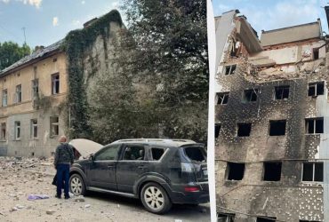 Из-за российского удара по Львову погиб человек (фото)