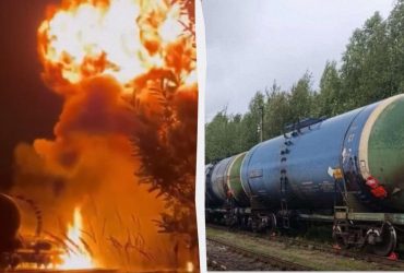 ГУР взорвало цистерны с горючим на станции Тверь в России, - источники (видео)