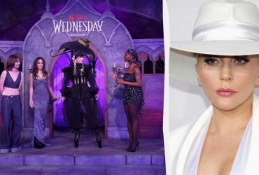 Леді Гага з'явилася на вечірці Венздей та презентувала саундтрек до серіалу (відео)